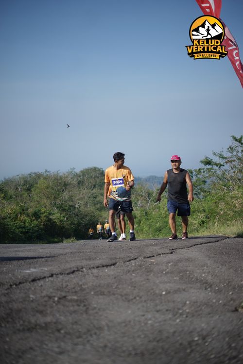Race photo from Kelud Vertical Challenge 2024