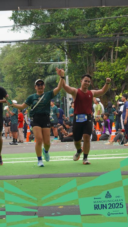 Race photo from Mangkunegaran Run 2025