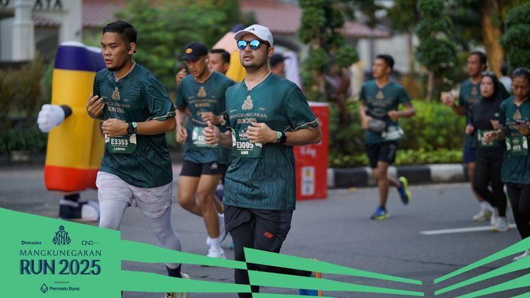 Race photo from Mangkunegaran Run 2025