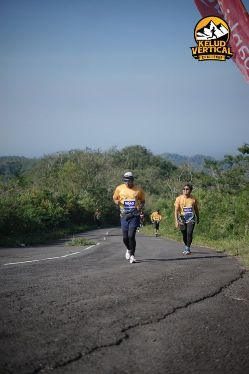 Race photo from Kelud Vertical Challenge 2024