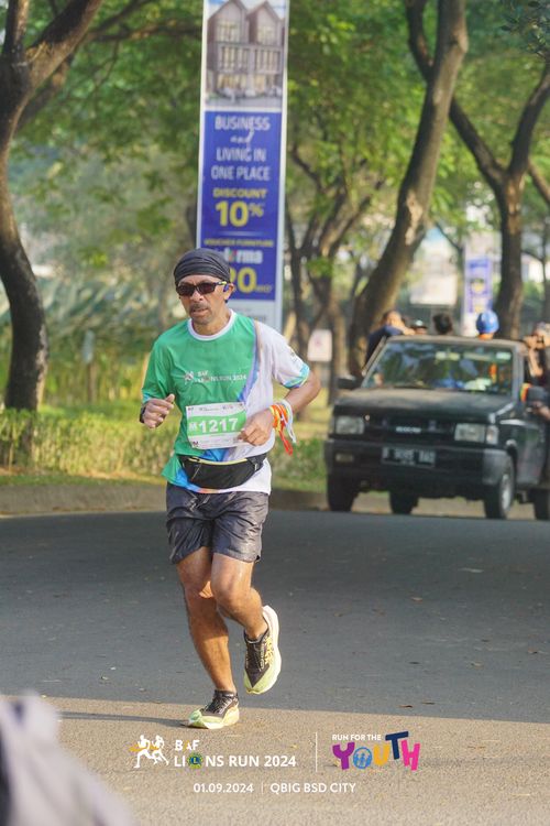 Race photo from BAF LIONS RUN 2024