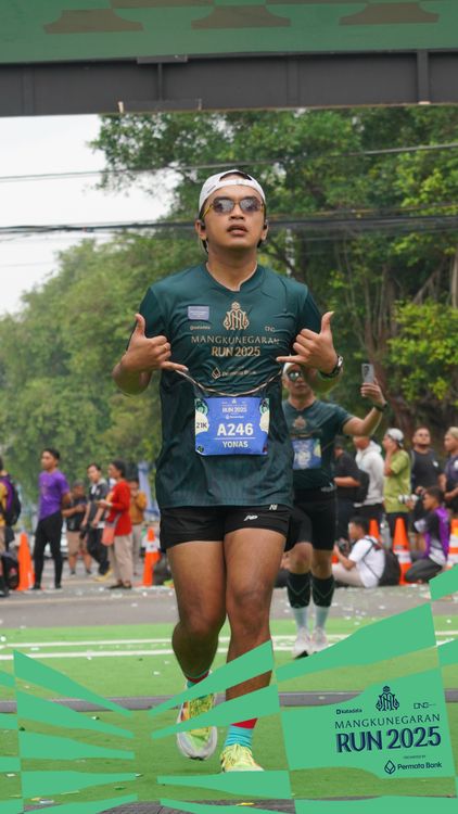Race photo from Mangkunegaran Run 2025