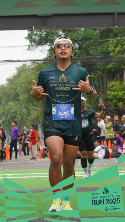 Race photo from Mangkunegaran Run 2025