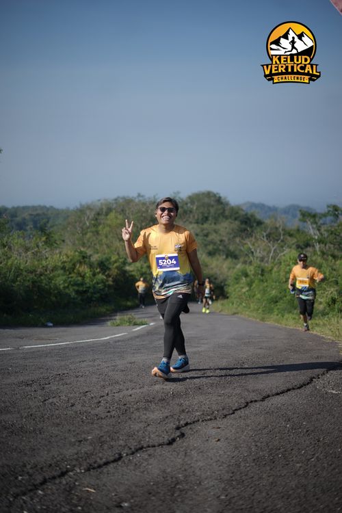 Race photo from Kelud Vertical Challenge 2024