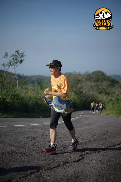 Race photo from Kelud Vertical Challenge 2024