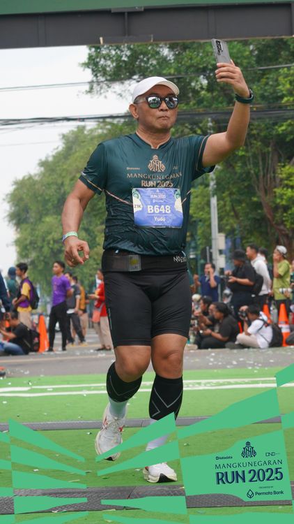Race photo from Mangkunegaran Run 2025