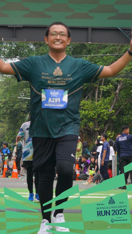 Race photo from Mangkunegaran Run 2025