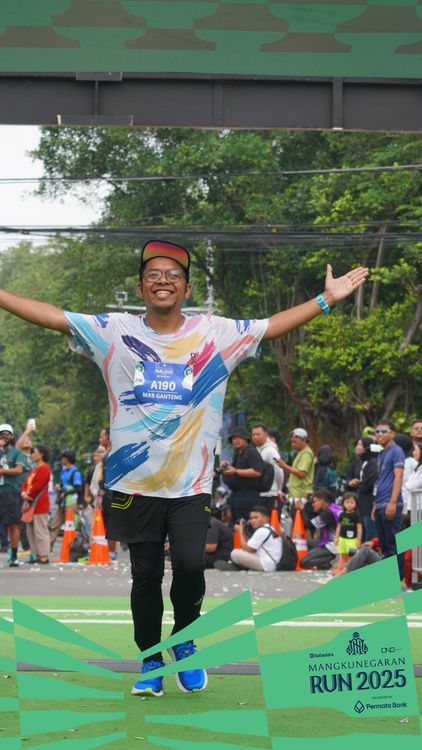 Race photo from Mangkunegaran Run 2025