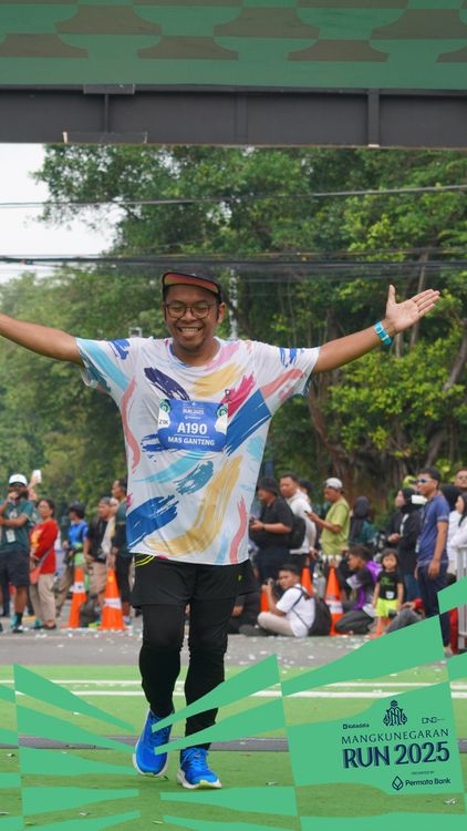 Race photo from Mangkunegaran Run 2025
