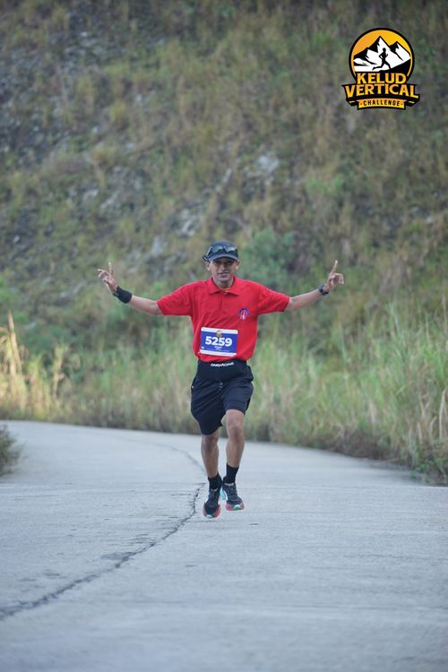 Race photo from Kelud Vertical Challenge 2024