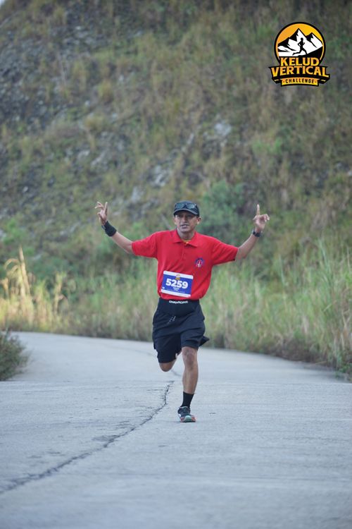 Race photo from Kelud Vertical Challenge 2024