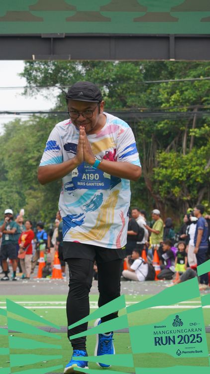 Race photo from Mangkunegaran Run 2025
