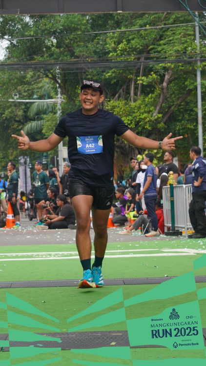 Race photo from Mangkunegaran Run 2025