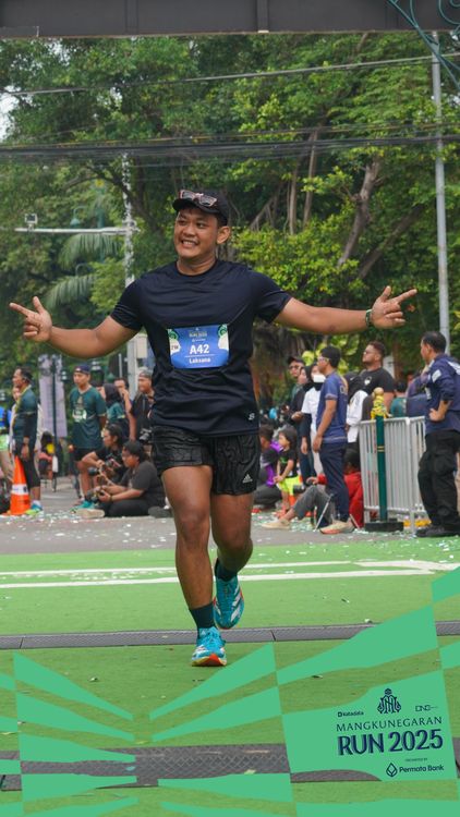 Race photo from Mangkunegaran Run 2025