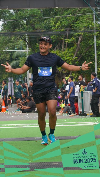 Race photo from Mangkunegaran Run 2025