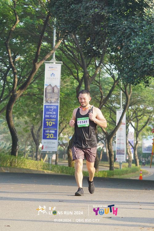 Race photo from BAF LIONS RUN 2024
