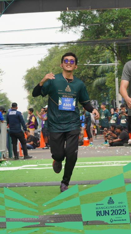 Race photo from Mangkunegaran Run 2025