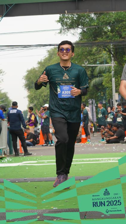 Race photo from Mangkunegaran Run 2025