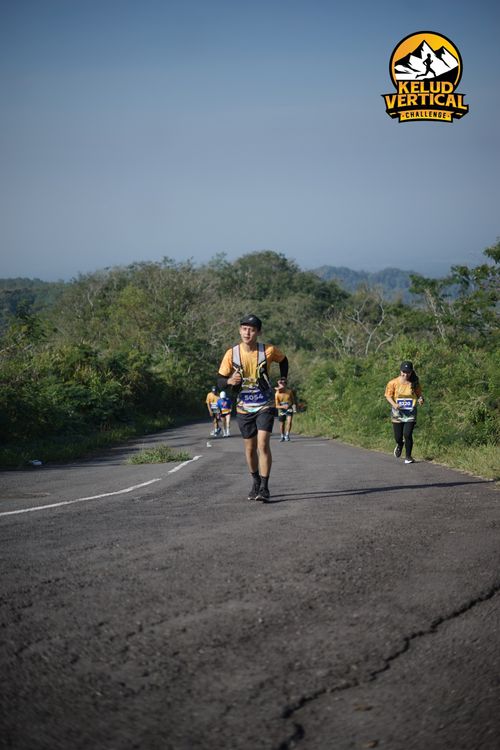 Race photo from Kelud Vertical Challenge 2024
