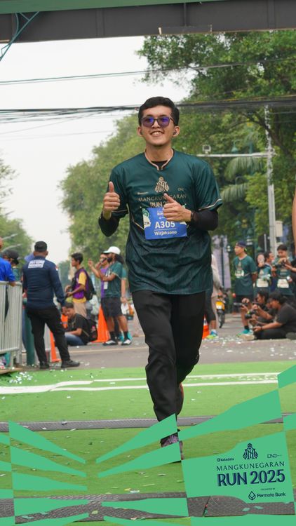 Race photo from Mangkunegaran Run 2025