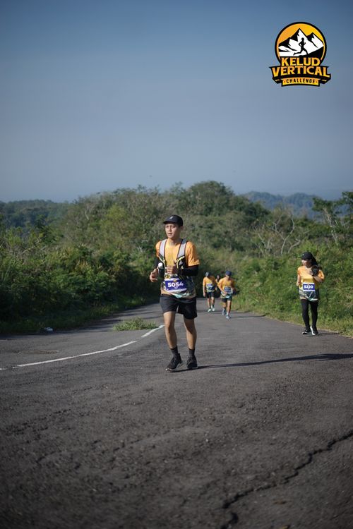 Race photo from Kelud Vertical Challenge 2024