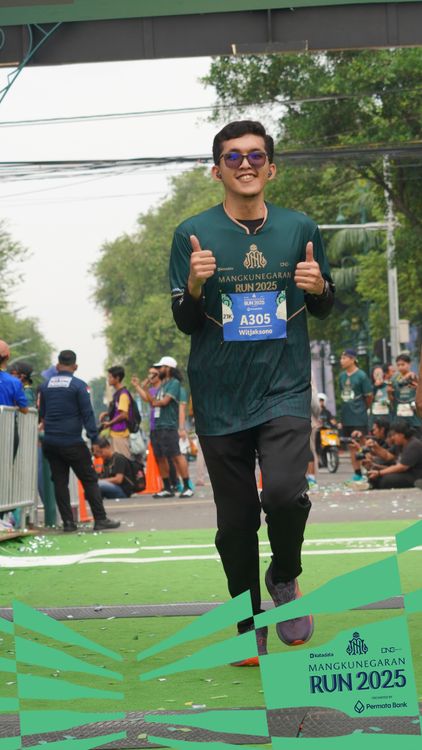 Race photo from Mangkunegaran Run 2025