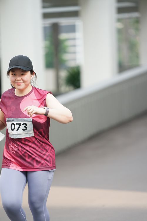 Race photo from Assurance Fun Run 2024