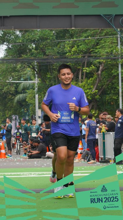 Race photo from Mangkunegaran Run 2025