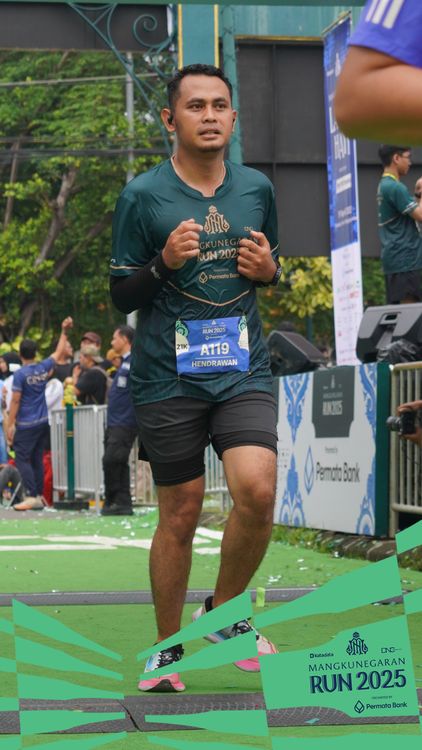 Race photo from Mangkunegaran Run 2025
