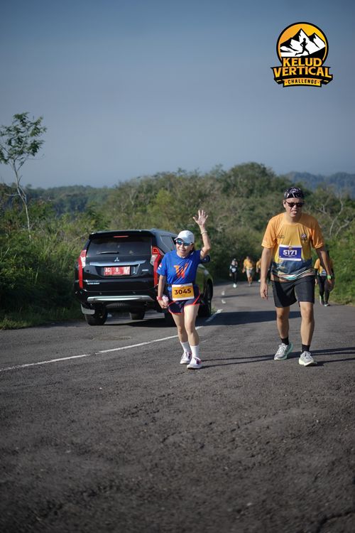 Race photo from Kelud Vertical Challenge 2024