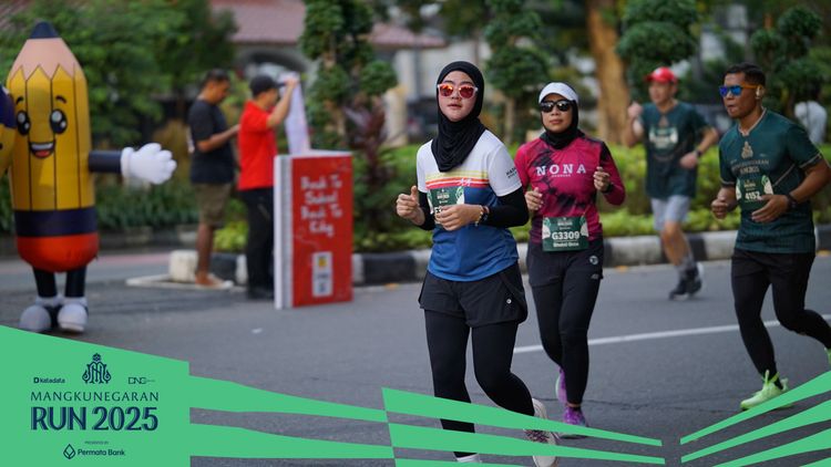 Race photo from Mangkunegaran Run 2025
