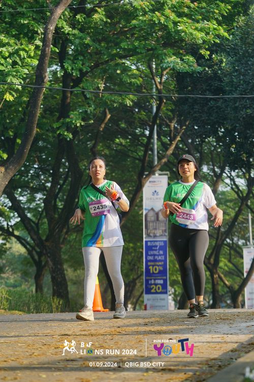 Race photo from BAF LIONS RUN 2024