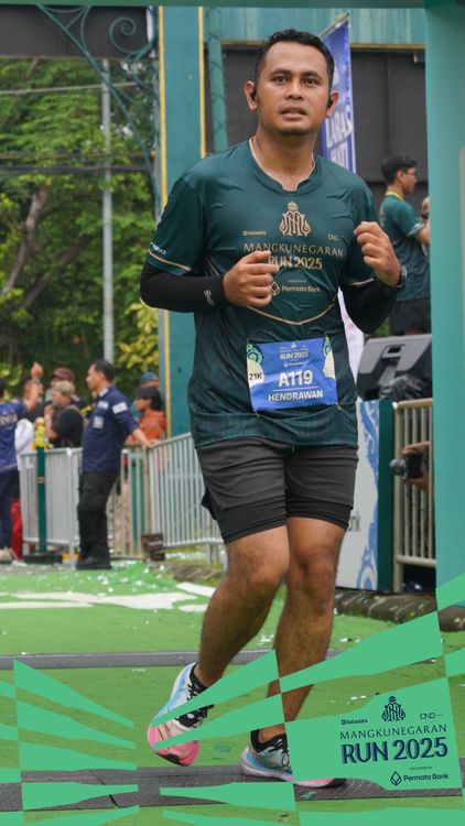 Race photo from Mangkunegaran Run 2025