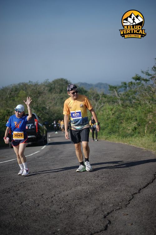 Race photo from Kelud Vertical Challenge 2024
