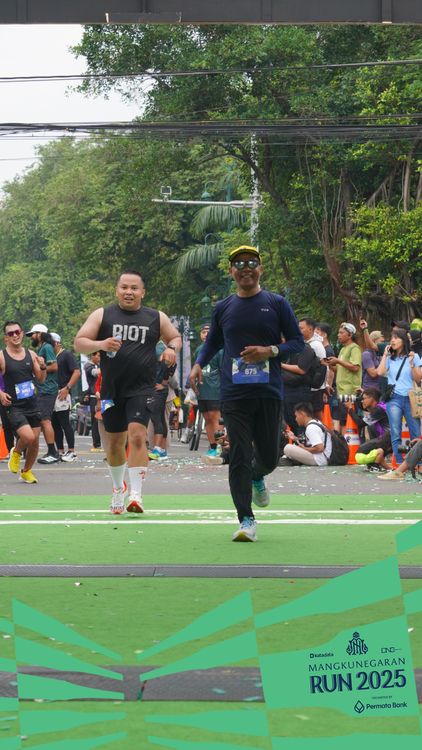 Race photo from Mangkunegaran Run 2025