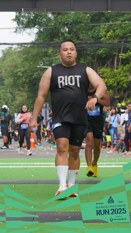 Race photo from Mangkunegaran Run 2025