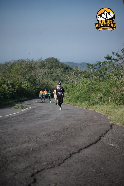 Race photo from Kelud Vertical Challenge 2024