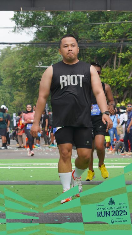 Race photo from Mangkunegaran Run 2025