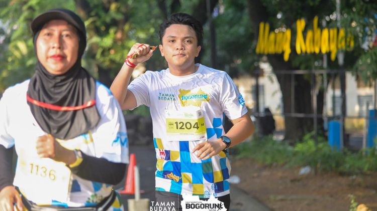Race photo from Taman Budaya x BOGORUN 2025