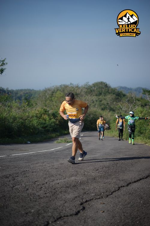 Race photo from Kelud Vertical Challenge 2024