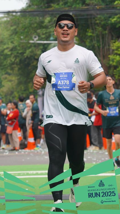 Race photo from Mangkunegaran Run 2025