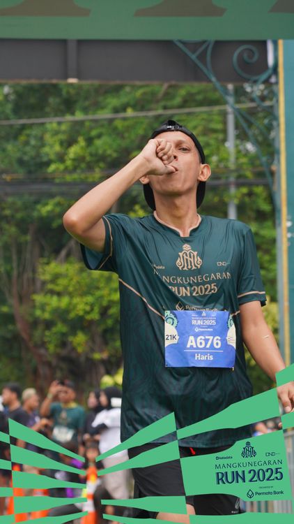 Race photo from Mangkunegaran Run 2025