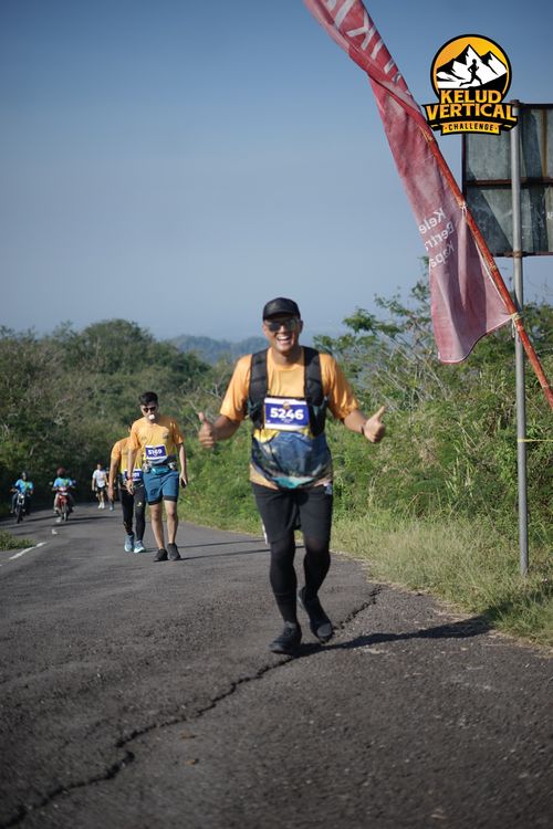 Race photo from Kelud Vertical Challenge 2024