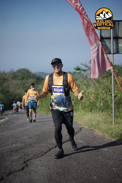 Race photo from Kelud Vertical Challenge 2024