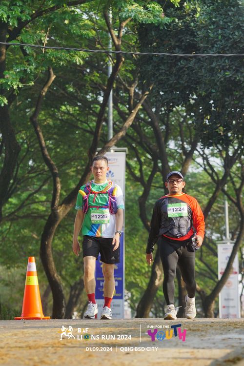Race photo from BAF LIONS RUN 2024