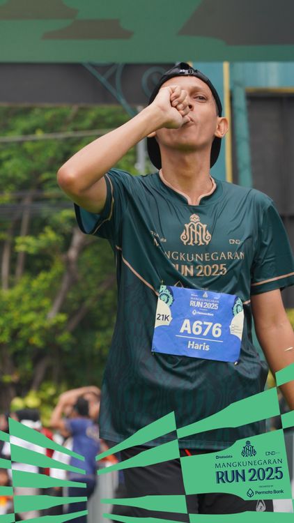 Race photo from Mangkunegaran Run 2025