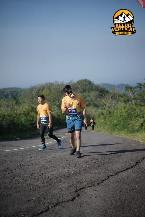 Race photo from Kelud Vertical Challenge 2024