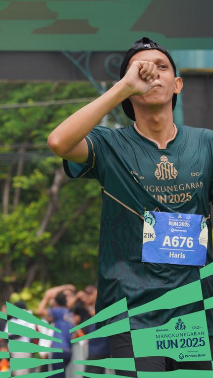 Race photo from Mangkunegaran Run 2025