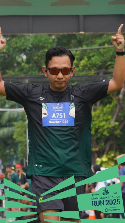 Race photo from Mangkunegaran Run 2025