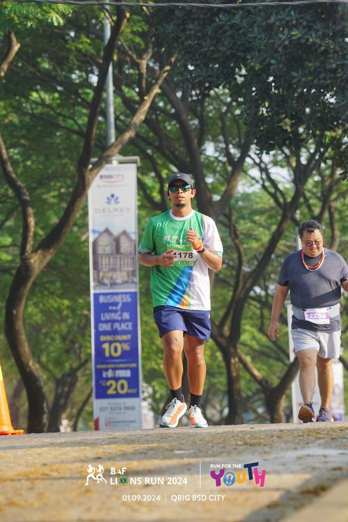 Race photo from BAF LIONS RUN 2024